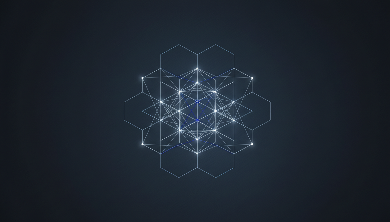 Abstract network pattern representing legal complexity